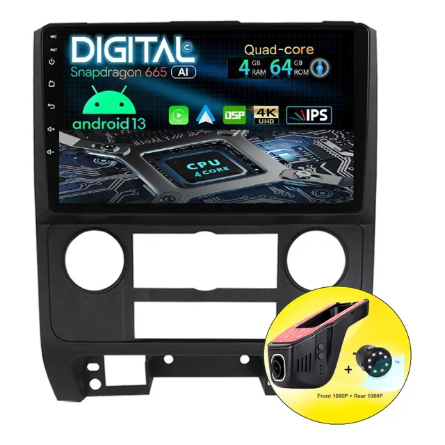Radio Pantalla Android Ford Escape 2008/2012