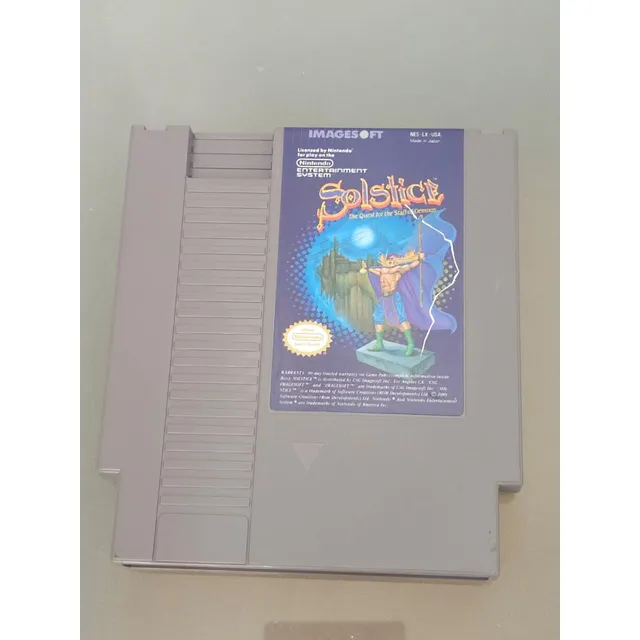 Solstice Cartucho Original Nintendo Nes En Excelente Estado