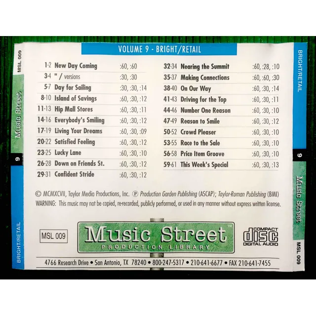 Disco Compacto Ventas Biblioteca De Música De Producción