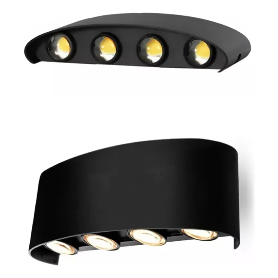 Lampara  Aplique Pared Ojo De Lupa 8w Luz Cálida