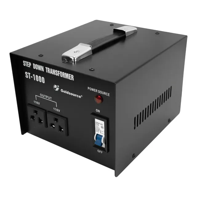 Transformador St 220v A 110v Hasta 1000w 2 Enchufes
