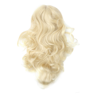 Rubia Larga Peluca Ondulada Media Mujer Peluca De Cabello Rubia Larga Peluca Ondulada Media Mujer Peluca De Cabello