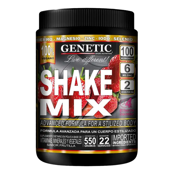 Batido Proteico Soja Diet Shake Mix Reemplaza Comida Genetic