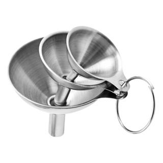 Juego De Embudos De Cocina 3x, Embudos De Acero Inoxidable, Juego De Embudos De Cocina 3x, Embudos De Acero Inoxidable,