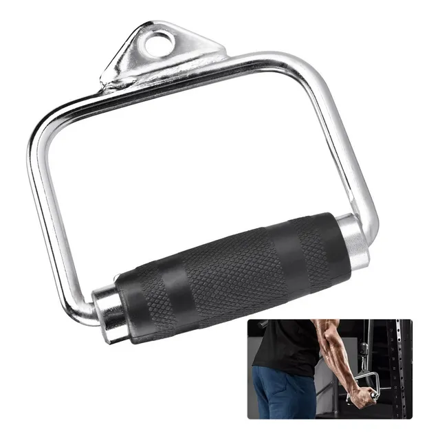 Maneral Agarradera Jaladera Tipo D Con Protector Polea Gym
