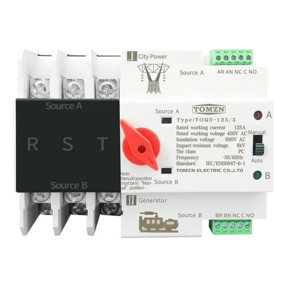 Ats Transferencia Automatica 3 Polos 125 A 220 V