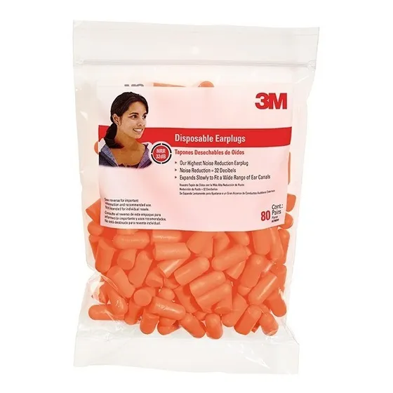 3m Paquete De Tapones Desechables Para Oídos 92800-80-6dc Color Naranja