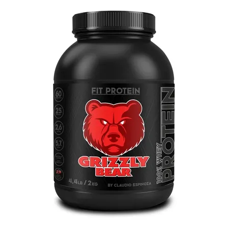 Fit Protein Grizzlybear 2kg 60sv - Pan De Pascua