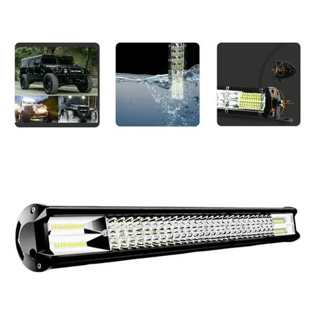 Farol Barra De Led 432w 80cm 12v 24v Off Road Trilha Forte