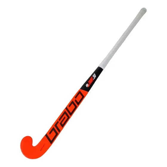 Palo De Hockey Brabo Tribute 30 15% Carbono Talle 34 - Paseo Naranja 34 "