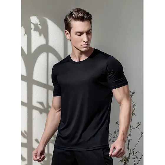 Pack X6 Camisetas Cuello Redondo Ligera Transpirable