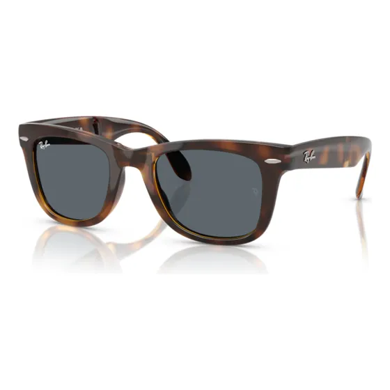 Anteojos De Sol Ray-ban Wayfarer Folding Havana Rb4105 Wayfarer Havana Blue Havana Havana