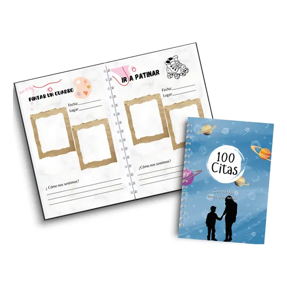 F Cuaderno 100 Citas Mamá E Hijo/ Libreta Citas Con Mi Hijo