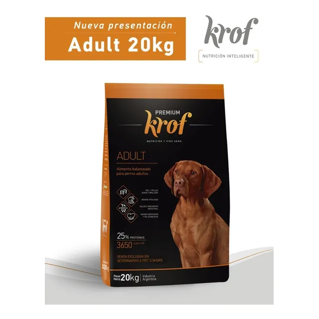 Premium Krof Perro Adulto X 20kg