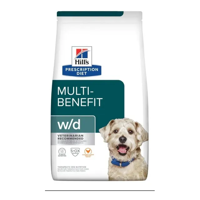 Alimento Hill's W/d X 17.6 Libras Prescription Para Perro.