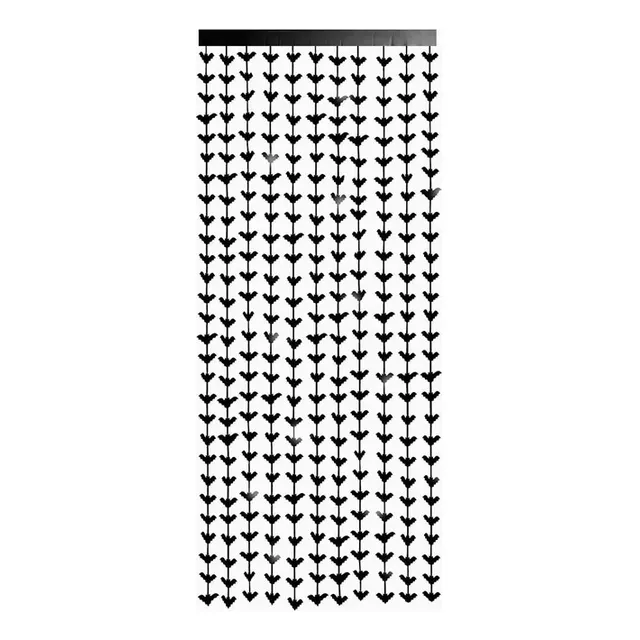Cortinas Metalizadas Halloween  Murcielagos X2 Unidad