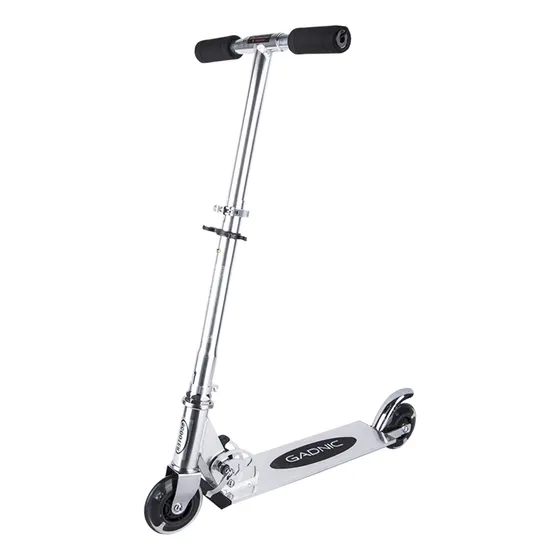 Monopatin Plegable Gadnic Metal 60kg Niños Freno Presion Color Gris