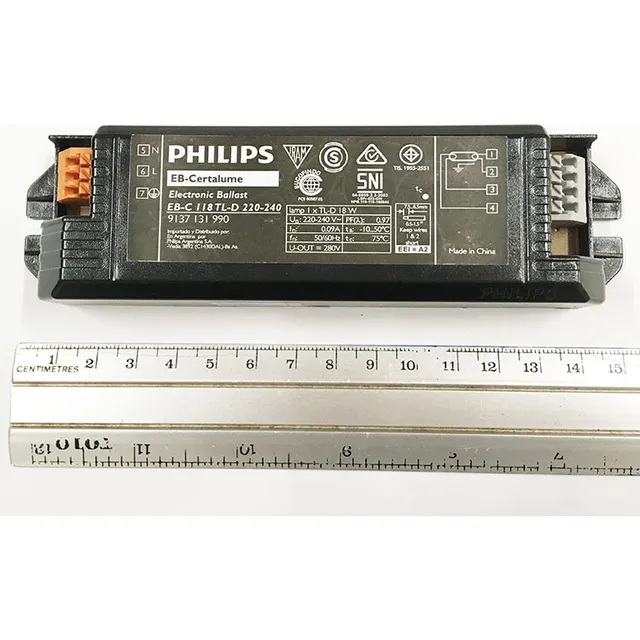Balasto Electronico Osr O Philips 1x18  Tubos T8 Y Pll 240v 