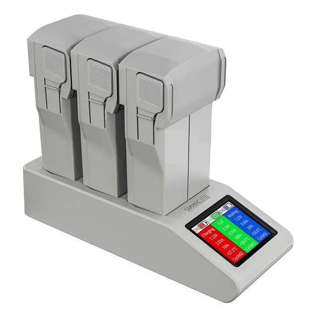 Cargador Baterías 220v Y 12v(auto) Dji Mini 3, 3 Pro Y 4 Pro