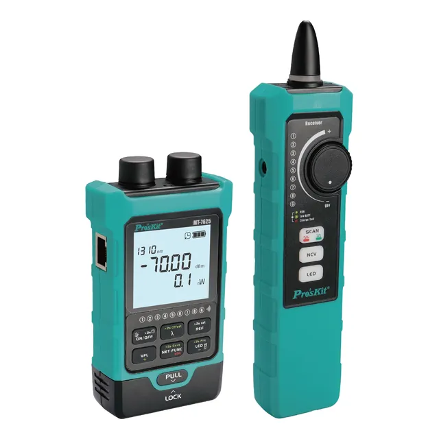 Kit De Medidores De Potencia Óptica Y Sondas De Tono Proskit
