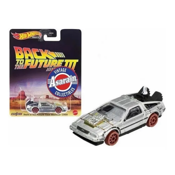 Delorean De Volta Para O Futuro 3 West Retro Hot Wheels 1/64 Cor Prata