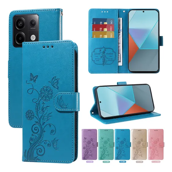 Funda De Piel Para Teléfono Redmi 9c 9a 9t 9i, Ranura Para Tarjetas, Funda Tipo Cartera
