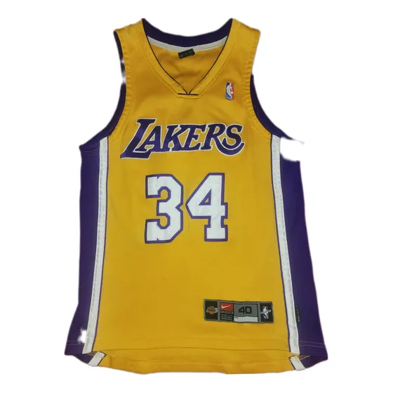 Jersey Lakers Nba Authentics Shaq 34