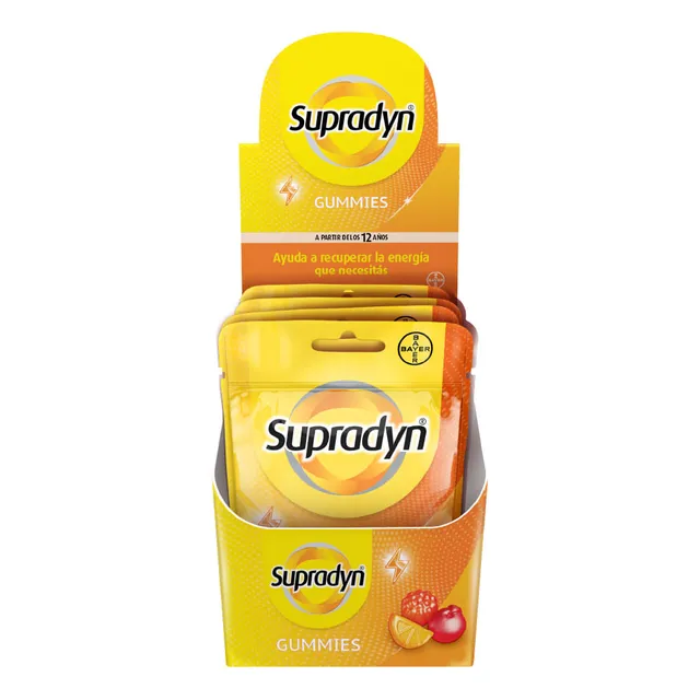 Supradyn Gummies X 6 Paquetes De 25 Gomitas