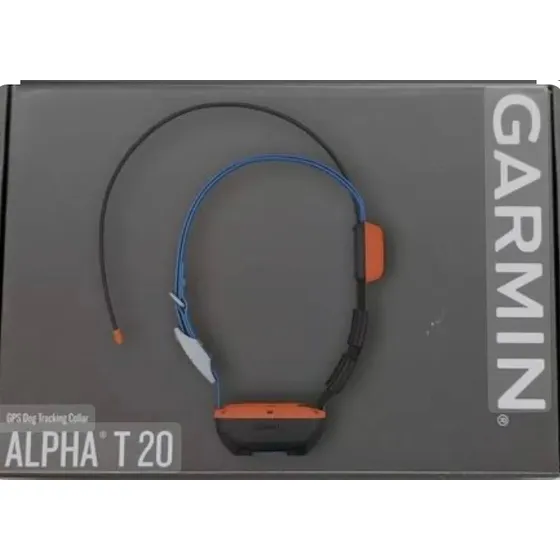 Coleira T20 Garmin Azul Redonda Pequena