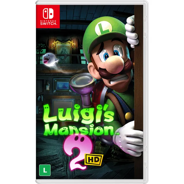 Nintendo Switch Luigis Mansion 2 Br Midia Fisica Nintendo Switch Luigis Mansion 2 Br Midia Fisica
