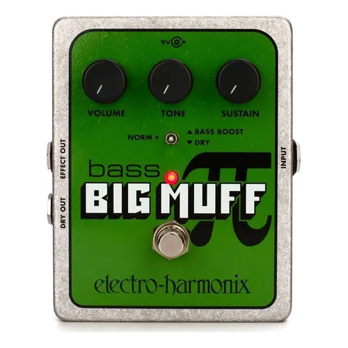 Pedal Fuzz Electro-harmonix Nano Bass Big Muff Pi Para Baixo