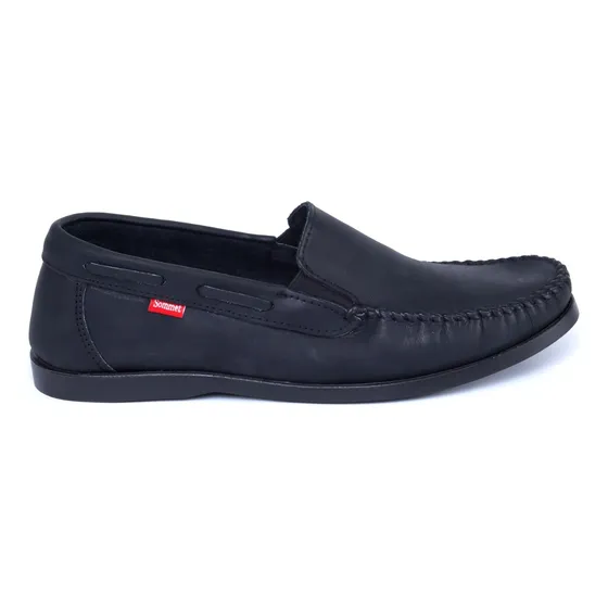 Zapatos De Vestir Nauticos De Hombre Con Elastico (lu/1550)