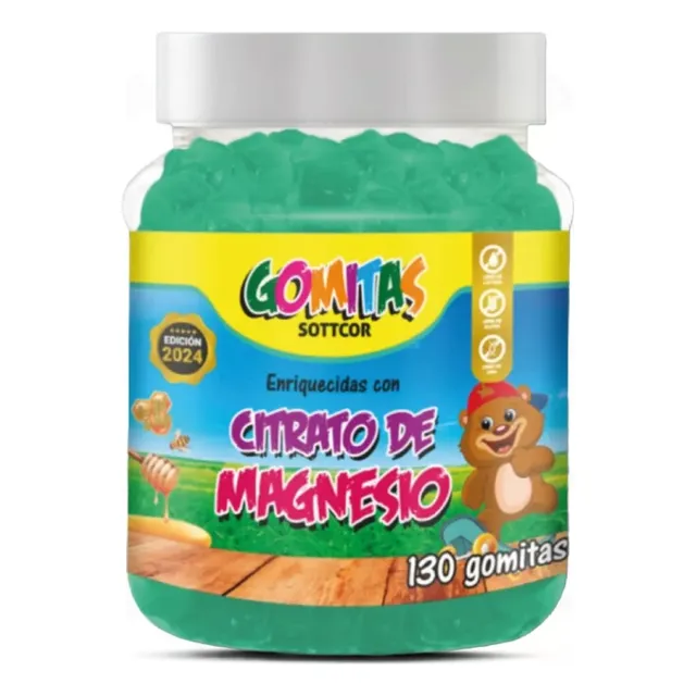 Citrato De Magnesio En Gomitas Para Niños 130 Sottcor Labs