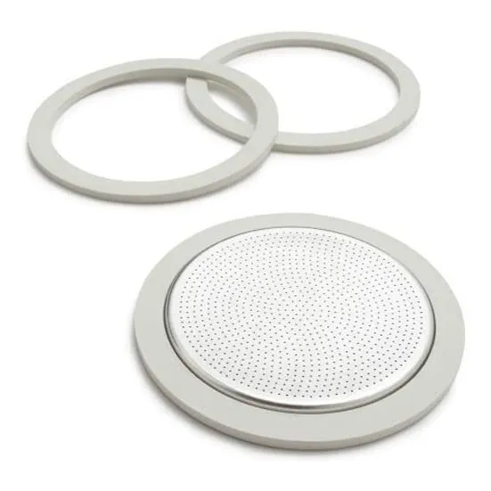 Repuestos  Cafetera Bialetti 2 Tazas Kit Goma Filtro