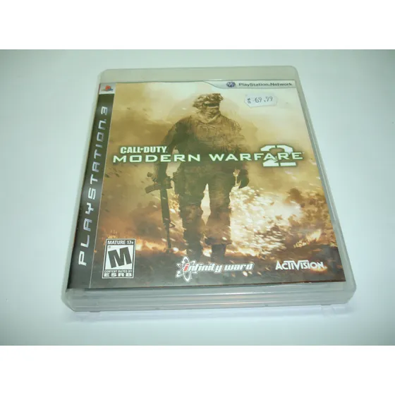 Call Of Duty Modern Warfare 2  Jogo Ps3 Original Com Manual