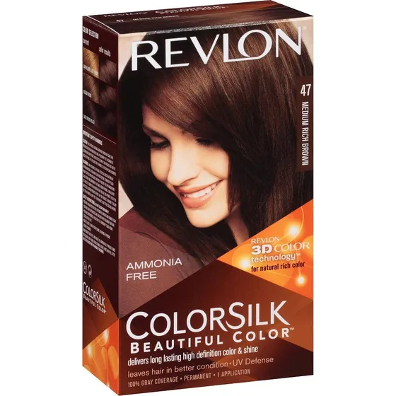 Tinte De Pelo Revlon Colorsilk Medium Rich Brown 47 100 Ml X