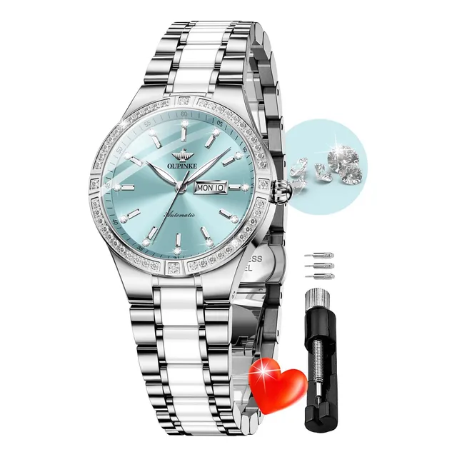 Oupinke Mujer Relojes Automáticos Diamante Elegante T2pz1