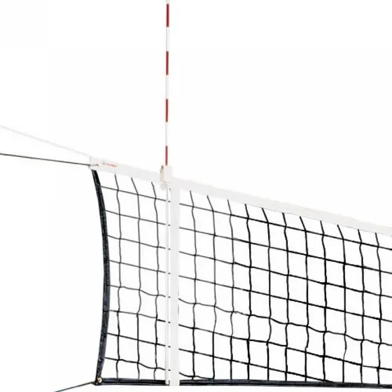 Red Voley Profesional Doble Banda Poliester Y Cable Acero