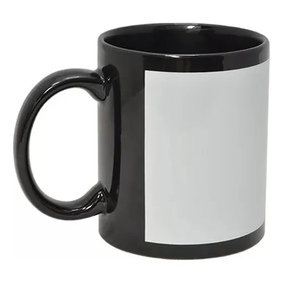 Taza Negra 11oz Ventana Para Sublimar 12 Piezas Color Make