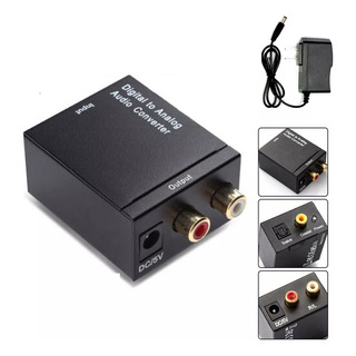 Conversor Audio Toslink Optico Digital Coaxial A Rca Analogo Marinshop Convertidor De Audio Digital A Analógico Fibra Optica Toslink Conversor Audio Toslink Optico Digital Coaxial A Rca Analogo Marinshop Convertidor De Audio Digital A Analógico Fibra Optica Toslink