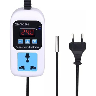 1pc Termostato Digital Com Tomada E Plugue Fácil Instalação 1pc Termostato Digital Com Tomada E Plugue Fácil Instalação