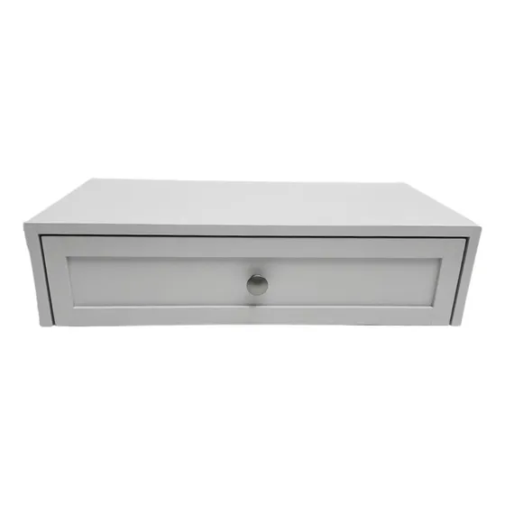 Penteadeira Suspensa Provençal 70 Cm Mdf Off White Gaveta