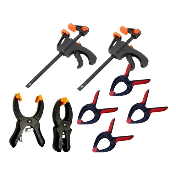 Set De 8 Prensas Lusqtoff Juego De Herramientas Carpinteria