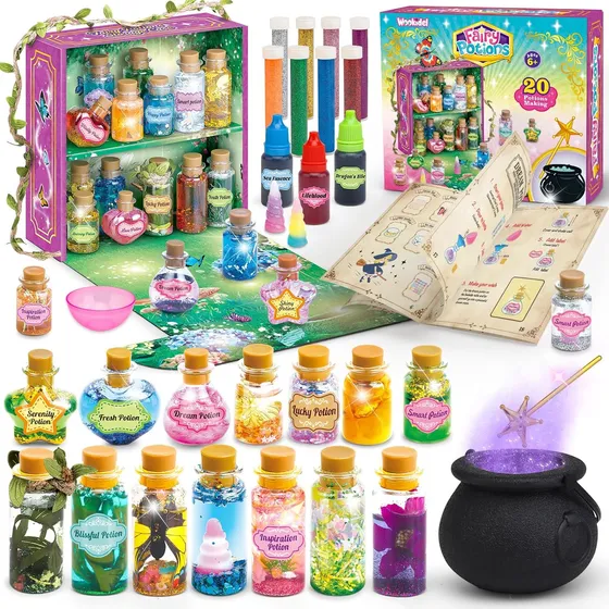 Kit De Magia Para Niños De 6 A 10 Años Con 20 Pociones