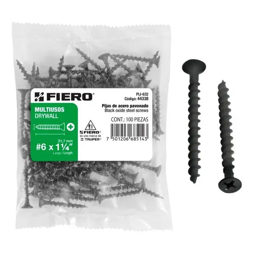 Pija Multiusos No. 6 X 1-1/4' Fiero 44338