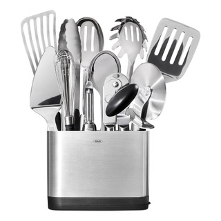 Juego De Utensilios De Pieza De Acero Oxo, 15 Pc, Acero Inox Juego De Utensilios De Pieza De Acero Oxo, 15 Pc, Acero Inox