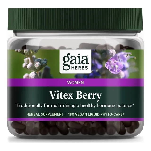 Baya Vitex Gaia Herbs 180 Cápsulas