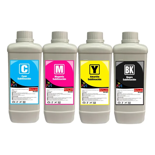 Pack 4 Litros Sublimacion 4 Colores Para Epson Ecotank L3250