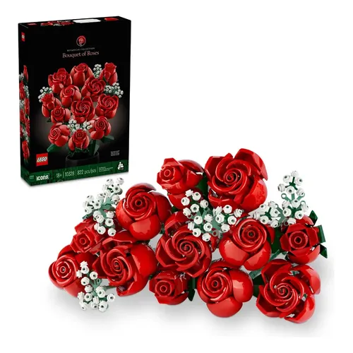 roseページ LEGO Botanicals Buquê de Rosas Cor de Rosa 10374 | Amazon.com.br