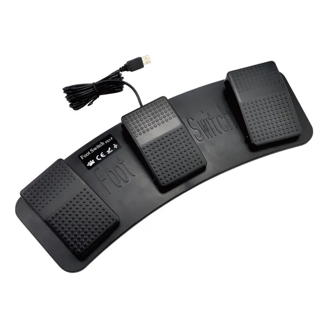 Fs3-p Usb Pedal Switch Triplo Controle Keyboard Mouse